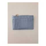 SHIKIRTI BAG STORE Bebe Mavisi Renk Fermuar Bölümlü Kartlık-Cüzdan (13cm*9cm)