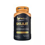 Shilajit for Men & Women with Ashwagandha, Korean Red Ginseng, Rhodiola Rosea, Ginkgo Biloba, Tongkat Ali | Fulvic Acid & Trace Minerals for Stamina & Immunity | 60 Vegan