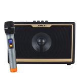Shile Sd-1 Portatif Hoparlör El Mikrofonlu Usb Sd Kart Bluetooth Seyyar Anfi Taşınabilir Hoparlör