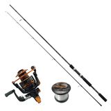 Shimano 270 cm 10-30 gr Olta Kamışı - Qunhai 4000 Metal Olta Makinası Seti
