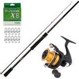 Shimano Bassterra 274Cm 7-30Gr - Shimano Fx 3000 Spin Olta Seti