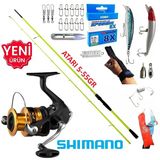 Shimano Fx 3000 270Cm 5-55Gr Karbon High Tech Maket Balık Spin Olta Takımı Seti