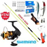 Shimano Fx 4000 210Cm 5-45Gr Karbon High Tech Maket Balık Spin Olta Takımı Seti