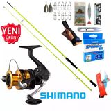 Shimano Fx 4000 210Cm 5-45Gr Karbon High Tech Spin Olta Takımı Seti
