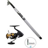 Shimano Fx 4000 & Balza Carera 240CM Karbon Teleskopik Olta Seti