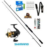 Shimano Fx 4000 Oslo Legend 270Cm 7-40Gr 8 Örgü Karbon Spin Olta Seti