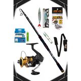 Shimano Fx 4000 Oslo Master Telespin 240Cm 7-35Gr 8 Örgü Spin Olta Seti