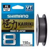 Shimano Kairiki 4X 300M Steel Gray İp - Örgü Misina 0.31,5 Mm - 29.9 Kg