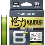 Shimano Kairiki 8+ İp Misina 150m Mantis Green PE 1.0 0.13mm / 8.3kg