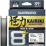 Shimano Kairiki 8+ İp Misina 300m Steel Gray PE 1.0 0.13mm / 8.3kg