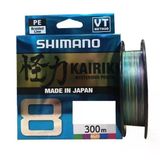 Shimano Kairiki 8 Kat Multi Color 300 Mt Ip Misina 0.28 Mm