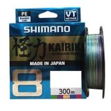 Shimano Kairiki 8 Kat Multi Color 300 mt İp Misina