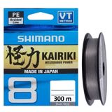 Shimano Kairiki 8 Kat Steel Gray 300 mt İp Misina