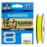 Shimano Kairiki 8 Kat Yellow 150 mt İp Misina