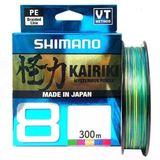 Shimano Kairiki 8 Multi Color 0,19Mm 300Mt 8Kat İp Misina