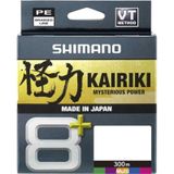 Shimano Kairiki 8+ Multi Color Renkli 300m İp Misina 0.20mm