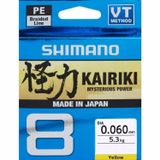 Shimano Kairiki 8 Yellow Sarı 0,19mm 150 Mt İp Misina