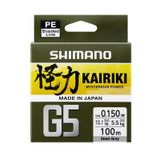 Shimano Kairiki G5 100M Steel Gray Örgü Ip Misina