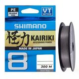 Shimano Kairiki Yeni Seri 8x Steel Grey 300M Ip Misina (Made In Japan) - 0,19 mm