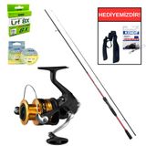 Shimano Kamış Sienna Spinning Sensitive 2,11M 0,5-7G&Shimano Fx 2000 Fc Lrf Seti