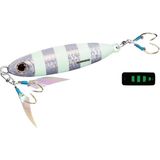 Shimano Ocea Flat Light 72MM 50GR Jig Yem 001 Zebra - 7.2cm