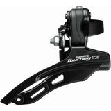 Shimano tourney TZ Ön Aktarıcı FD-TZ500-DS6 Üçlü Alttan Salınımlı Kelepçe-tipi M (31,8 mm) - Siyah