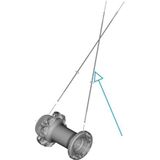 SHIMANO Y0mas1100 WH-R9270-C60-HR-TL-F sağ jant teli, 248 mm, siyah, tek boy