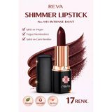 Shimmer Lipstick Intense Rust No:911 Işıltılı Parlak Vegan Temiz Ruj