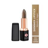 Shimmer Lipstick Metalic Cold Copper No:913 Işıltılı Parlak Vegan Temiz Ruj