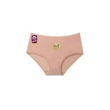 Shine Kadın Külotu, Yüksek Bel,%100 Pamuklu, Slip Silueti, Bej, XL, 4'lü Paket