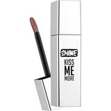 Shine Kiss Me More Yoğun Renk Veren Kalıcı Likit Parlak Ruj (009 Coffee & Talk) 8682536083836)