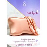 Shine Pillow %100 Ipek Pembe Renk Kılıfı ile Yaşlanma Karşıtı Ortopedik Visko Yastık - 35 x 55 cm
