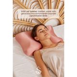 Shine Pillow %100 Ipek Siyah Renk Kılıfı ile Yaşlanma Karşıtı Ortopedik Visko Yastık - 35 x 55 cm