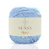 Shine Pullu Örgü Ipi (Bebe Mavisi)
