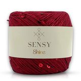 Shine Pullu Örgü Ipi (Bordo)