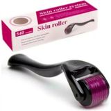 Shine Shop Titanyum Uçlu 540 Iğneli Derma Roller 0.5 Mm Iğne Cilt Yüz Vücut Yenileme Masaj Aleti