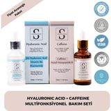 Shinehub Hyaluronıc Acıd - Caffeıne Multifonksiyonel Cilt Bakım Serum Seti