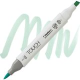 Shinhan Art Shinhan Twin Brush Marker Fırça Uçlu Markör Kalem Aqua Mint BG179 Toksik Olmayan Mürekkep - Aqua Mint : BG179