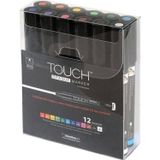 Shinhan Art Touch Opaque Marker Akrilik Boyama Kalemi 12 Renk Medium Uç (1.5-2.3 mm)