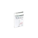 Shinhan Art Touch Twin Brush Gri Tonları Çift Taraflı 6'lı Markör Kalem Seti