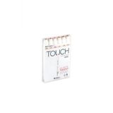 Shinhan Art Touch Twin Brush Ten Renkleri A Çift Taraflı 6'lı Markör Kalem Seti