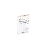 Shinhan Art Touch Twin Brush Ten Renkleri B Çift Taraflı 6'lı Markör Kalem Seti