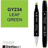Shinhan Art Touch Twin GY234 Leaf Green Çift Uçlu Markör Kalem