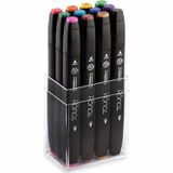 Shinhan Art Touch Twin Marker 12 Renk Set Ana Renkler