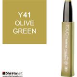 Shinhan Art Touch Twin Marker Refill Ink Y41 Olive Green 20 ml Kalem Dolum Mürekkebi