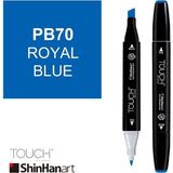 Shinhan Art Touch Twin PB70 Royal Blue Çift Uçlu Markör Kalem