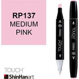 Shinhan Art Touch Twin RP137 Medium Pink Çift Uçlu Markör Kalem