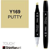Shinhan Art Touch Twin Y169 Putty Çift Uçlu Markör Kalem