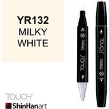 Shinhan Art Touch Twin YR132 Milky White Çift Uçlu Markör Kalem