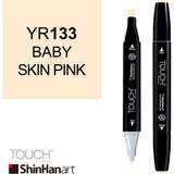Shinhan Art Touch Twin YR133 Baby Skin Pink Çift Uçlu Markör Kalem